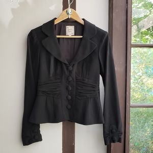 Nanette Lepore Black Wool Blazer